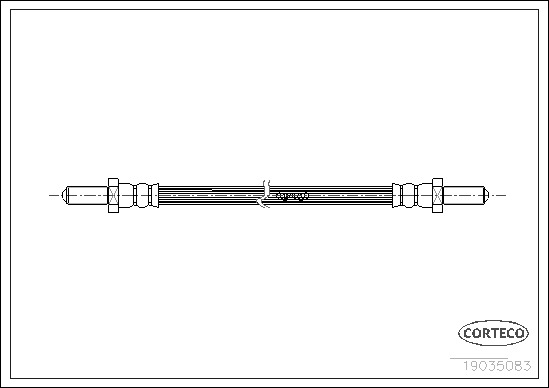 CORTECO Gumifékcső 19035083_CTO