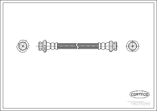 CORTECO Gumifékcső 19035099_CTO