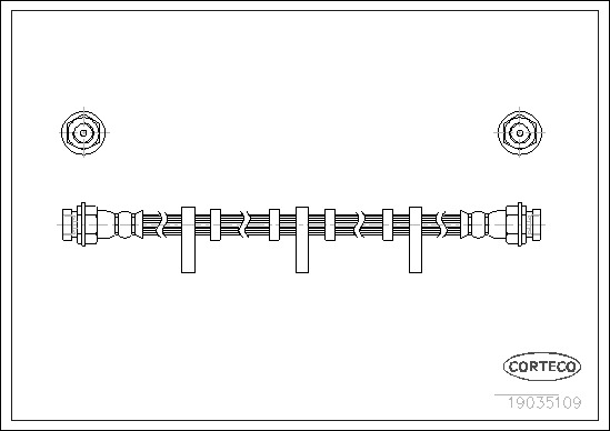 CORTECO Gumifékcső 19035109_CTO