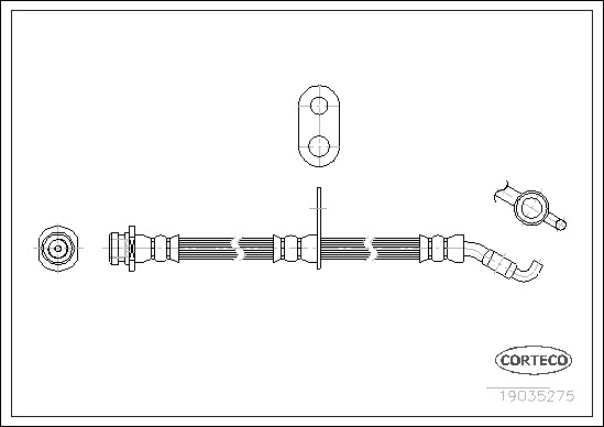 CORTECO Gumifékcső 19035275_CTO
