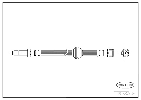 CORTECO Gumifékcső 19035284_CTO