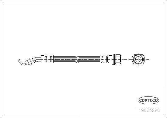 CORTECO Gumifékcső 19035296_CTO