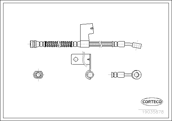 CORTECO Gumifékcső 19035878_CTO
