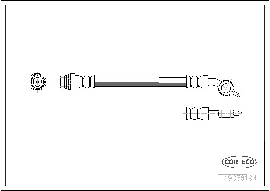 CORTECO Gumifékcső 19036194_CTO