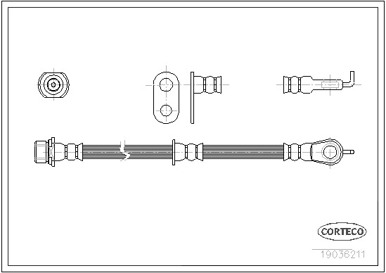 CORTECO Gumifékcső 19036211_CTO