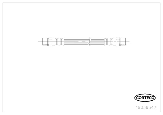CORTECO Gumifékcső 19036342_CTO