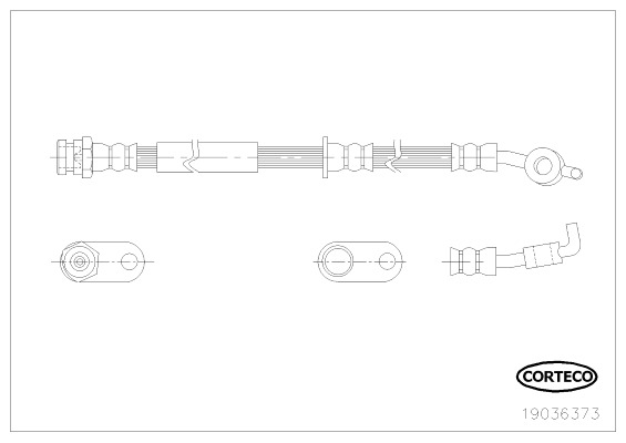 CORTECO Gumifékcső 19036373_CTO