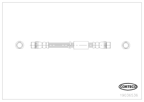 CORTECO Gumifékcső 19036536_CTO