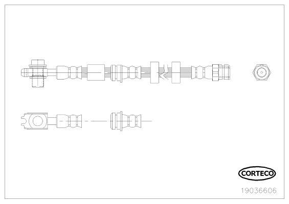 CORTECO Gumifékcső 19036606_CTO