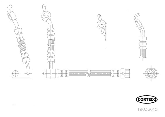 CORTECO Gumifékcső 19036615_CTO