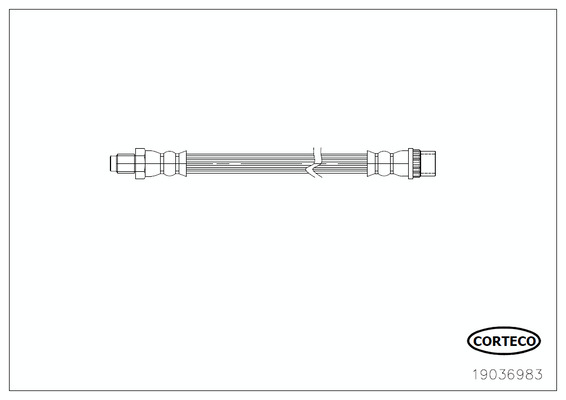 CORTECO Gumifékcső 19036983_CTO