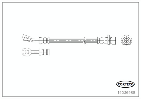 CORTECO Gumifékcső 19036988_CTO