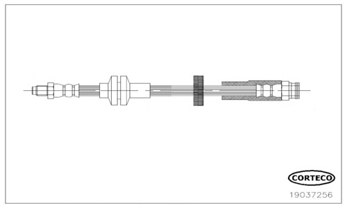 CORTECO Gumifékcső 19037256_CTO