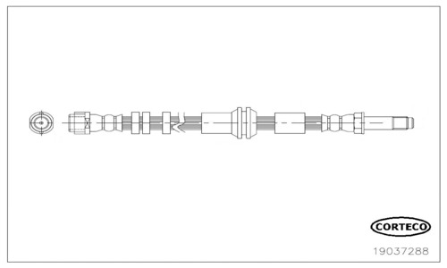 CORTECO Gumifékcső 19037288_CTO