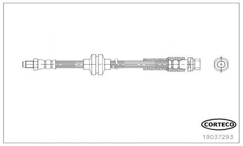 CORTECO Gumifékcső 19037293_CTO