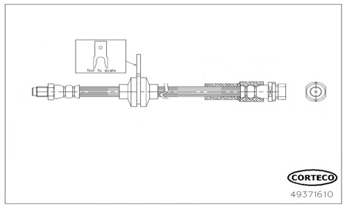 CORTECO Gumifékcső 49371610_CTO