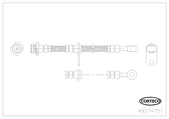 CORTECO Gumifékcső 49374751_CTO