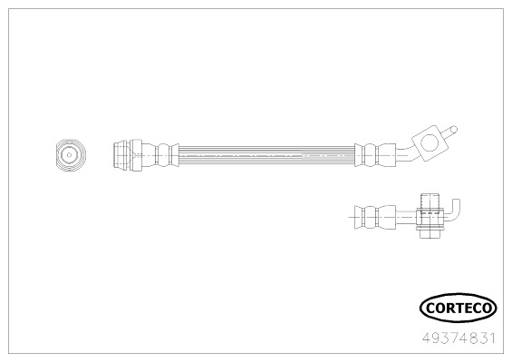 CORTECO Gumifékcső 49374831_CTO