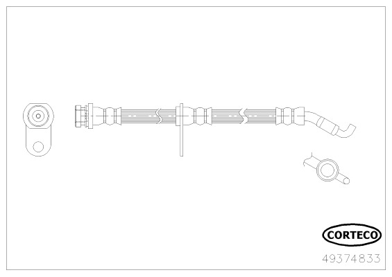 CORTECO Gumifékcső 49374833_CTO