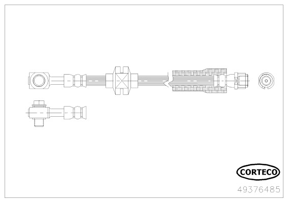 CORTECO Gumifékcső 49376485_CTO