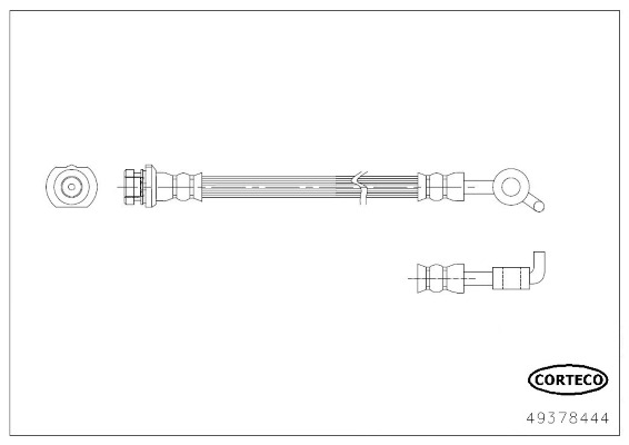 CORTECO Gumifékcső 49378444_CTO