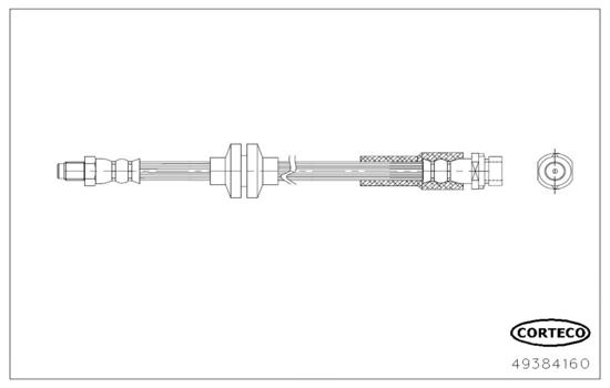 CORTECO Gumifékcső 49384160_CTO