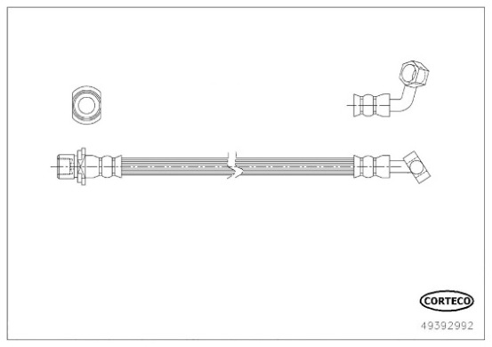 CORTECO Gumifékcső 49392992_CTO