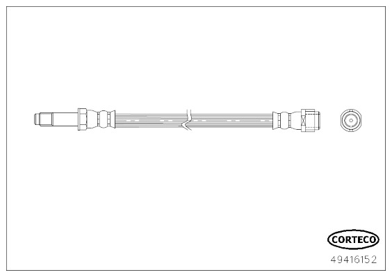 CORTECO Gumifékcső 49416152_CTO