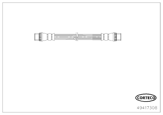 CORTECO Gumifékcső 49417308_CTO