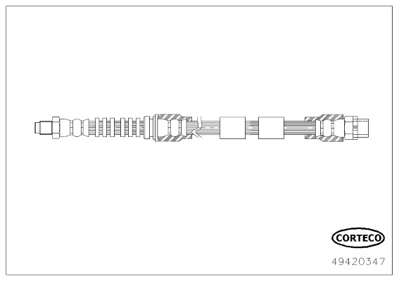 CORTECO Gumifékcső 49420347_CTO