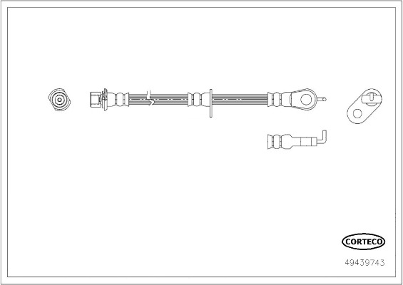 CORTECO Gumifékcső 49439743_CTO