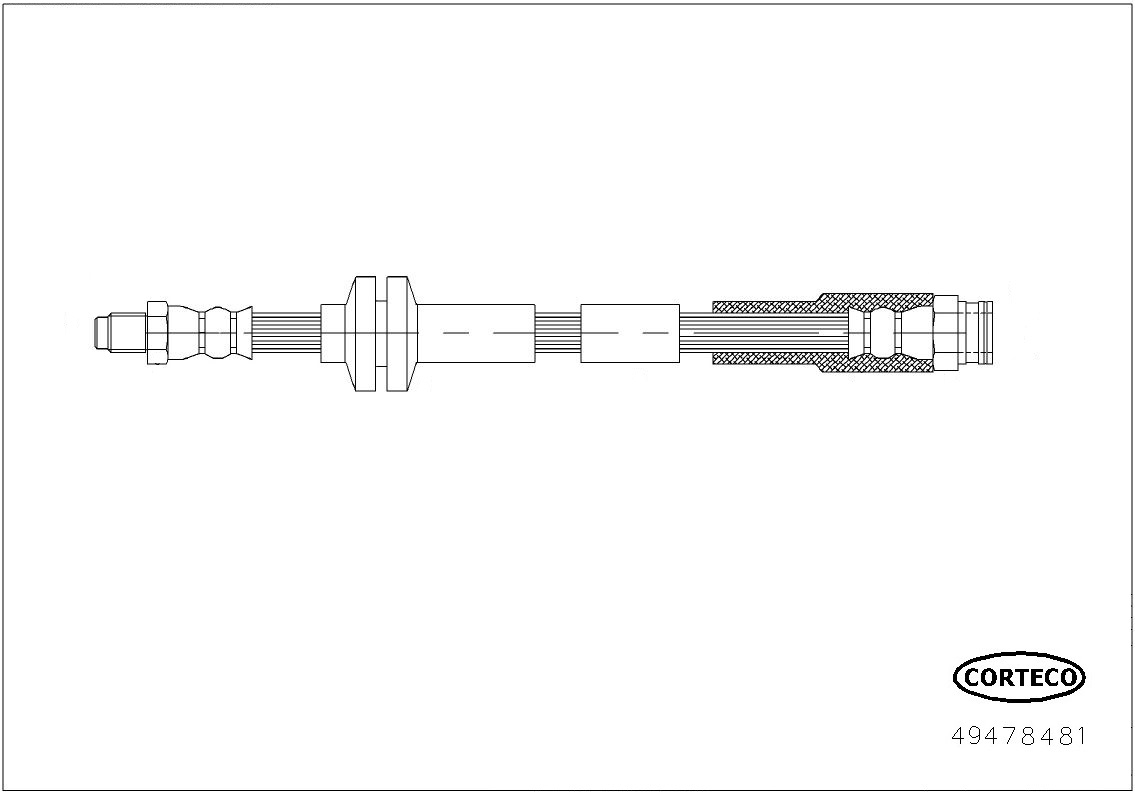 CORTECO Gumifékcső 49478481_CTO