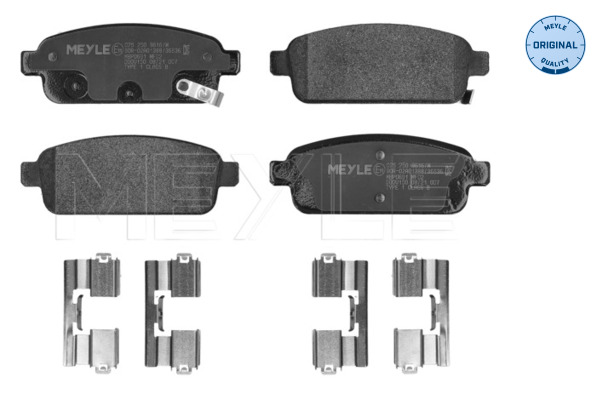 MEYLE Hátsó fékbetét 0252509616/W