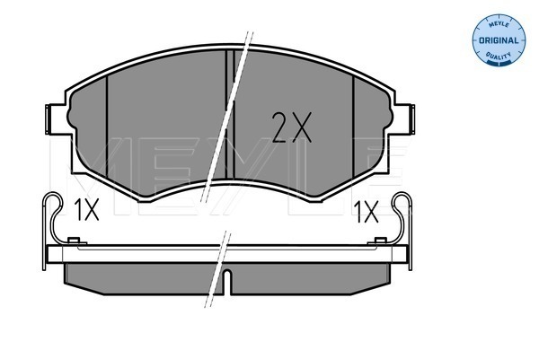 MEYLE Első fékbetét 0252172517/W