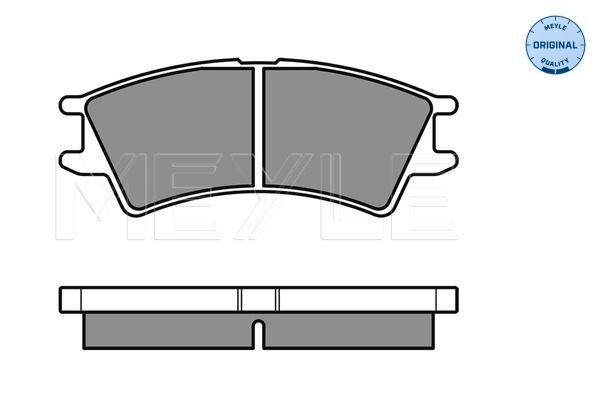 MEYLE Első fékbetét 0252323816/W