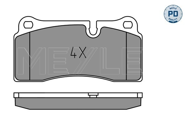 MEYLE Hátsó fékbetét 0252426118/PD