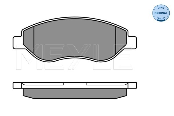 MEYLE Első fékbetét 0252455019/W