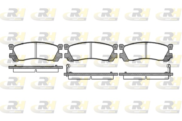 ROADHOUSE Hátsó fékbetét 2248.02_RH