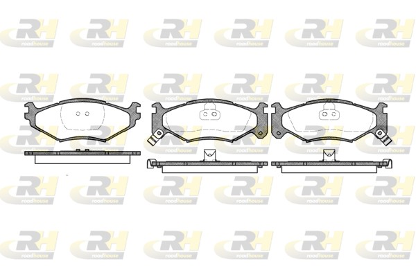 ROADHOUSE Első fékbetét 2483.02_RH