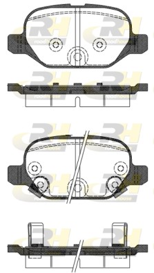 ROADHOUSE Hátsó fékbetét 2727.32_RH