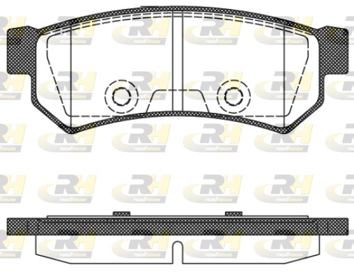 ROADHOUSE Hátsó fékbetét 21048.10_RH