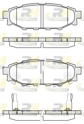 ROADHOUSE Hátsó fékbetét 21136.12_RH