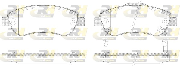 ROADHOUSE Első fékbetét 21289.02_RH