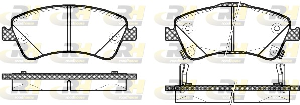 ROADHOUSE Első fékbetét 21341.02_RH