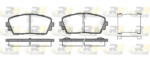 ROADHOUSE Első fékbetét 21481.02_RH