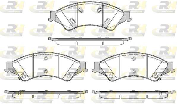 ROADHOUSE Első fékbetét 21524.02_RH