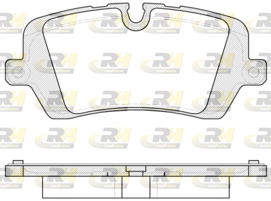 ROADHOUSE Hátsó fékbetét 21541.00_RH