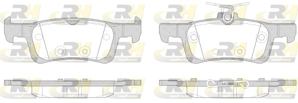 ROADHOUSE Hátsó fékbetét 21563.00_RH