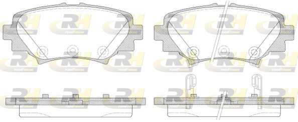 ROADHOUSE Hátsó fékbetét 21570.02_RH