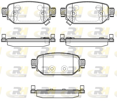 ROADHOUSE Hátsó fékbetét 21731.02_RH